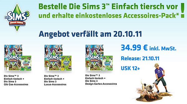 Werbebanner von EA Webebanner