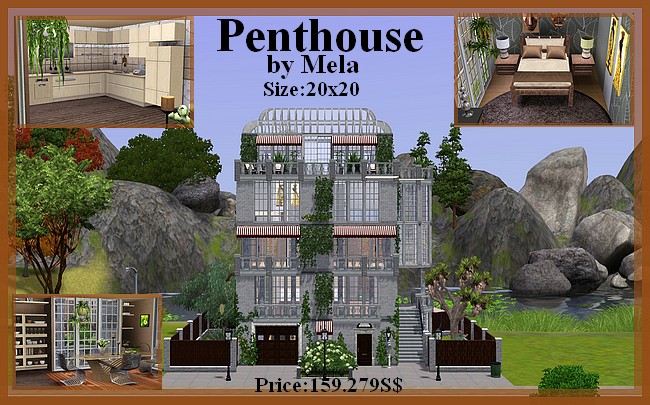 the sims 3: лоты - Страница 2 Penthouse