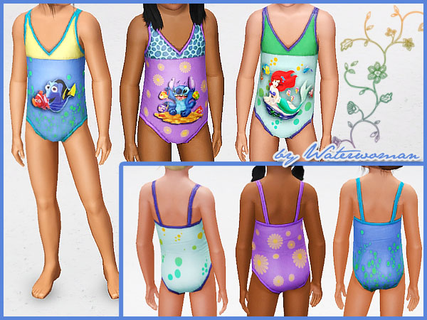 Одежда для детей школьного возраста Disney_Swimsuits_Girls_Cover_2